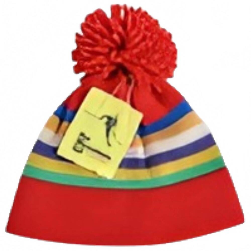 NEW THE MOUNTAIN LID unisex bandido cashmere beanie in red
